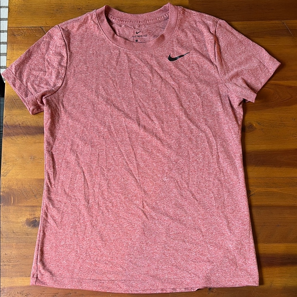 Nike Women’s Red Heather Dri-FIT Crew Tee